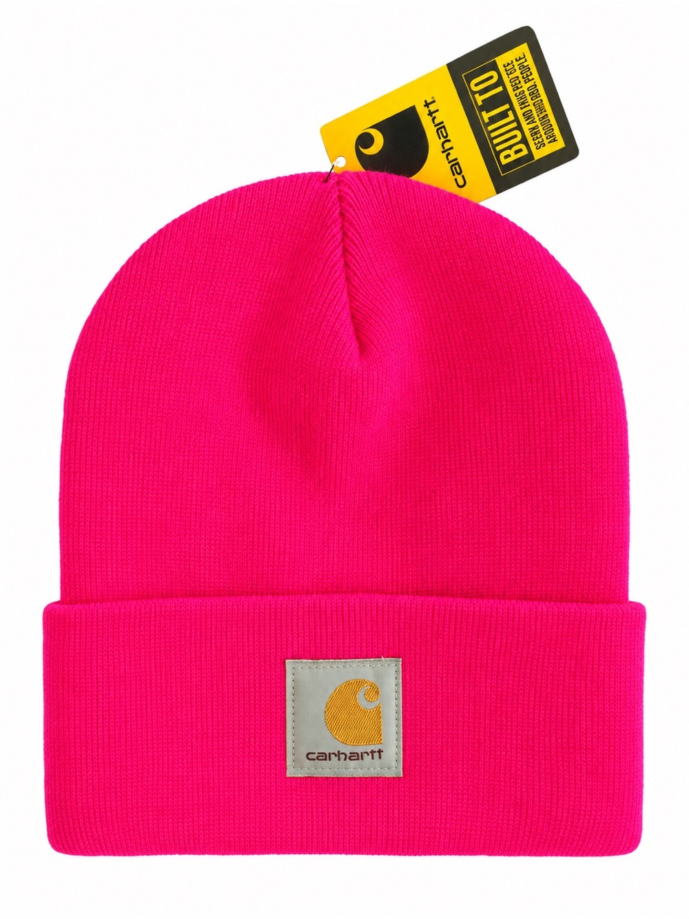 NWT Carhartt A18 Hot Pink Acrylic Watch Hat Beanie One Size